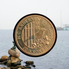 2007. 10 kr. H.C. Andersen. Nattergalen.