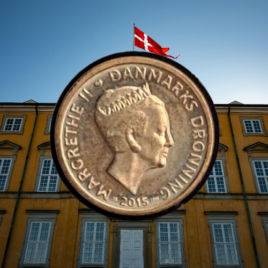 2015. 10 kr. Danske årgangsmønter