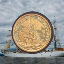 2008. 20 kr. Dannebrog.