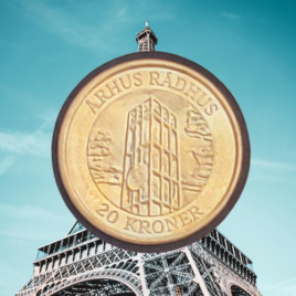 2002. 20 kr. Århus Rådhus.