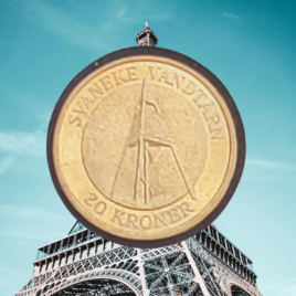 2004. 20 kr. Svaneke vandtårn.