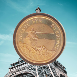 2005. 20 kr. Nølsey Fyr. Færøerne.