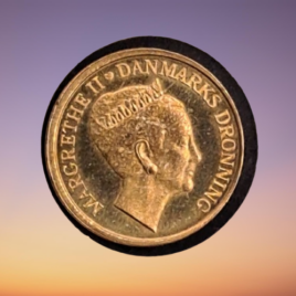 2010. 20 kr. Dronning Magrethe 70 år.