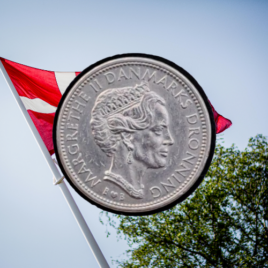 1979. 10 kr. Magrethe II.