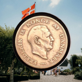 1949. 2 kr. Frederik IX.