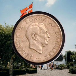 1951. 2 kr. Frederik IX.