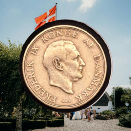1952. 2 kr. Frederik IX.