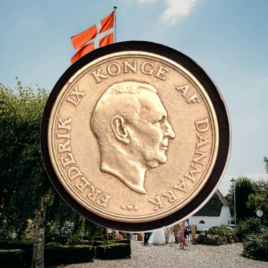 1953. 2 kr. Frederik IX.