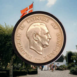 1959. 2 kr. Frederik IX.