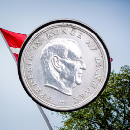 1964. 5 kr. Prinsesse Anne-Maries bryllup.