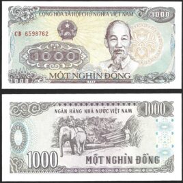 1988. 1000 dong. Vietnam.