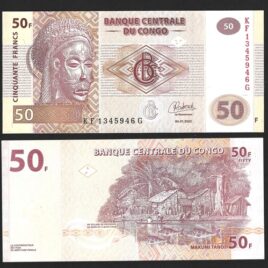 Congo. 2022. 50 cfafranc.