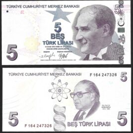 Tyrkiet. 2009. 5 lirasi.