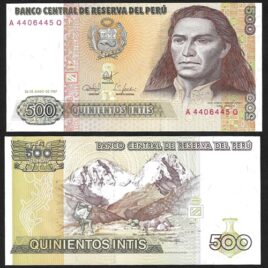 Peru. 1987. 500 intis.