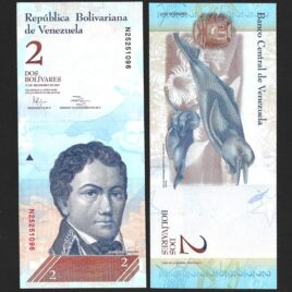 2012. 2 bolivares. Venezuela.