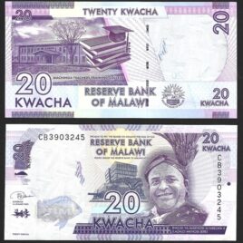 Malawi. 2019. 20 kwacha.