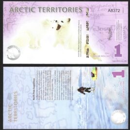 2012. 1 polar dollars. Arctic Territories.