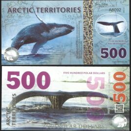 2017. 500 polar dollars. Arctic Territories.