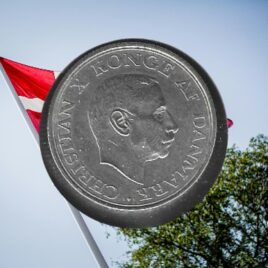 1937. 2 kr.25 år. Christian X.