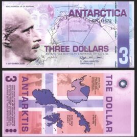 ANTARCTICA. 2008. 3 dollars. 